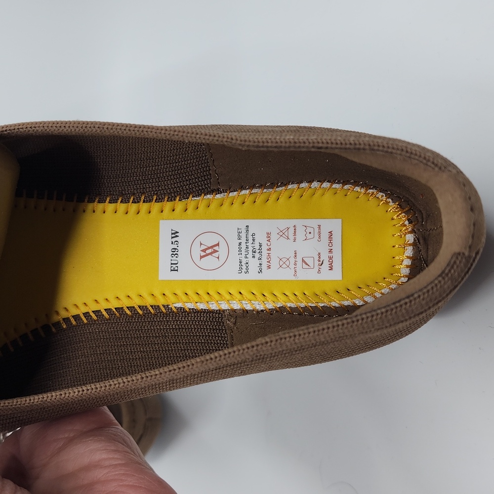 Vivaia Square Toe V- Cut Flats (Margo 2.0), 8.5 W, Espresso, New Without Box - Picture 7 of 7